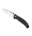 herbertz he.53020 couteau lame 11,5 cm acier 440 sablé manche 13 cm noir