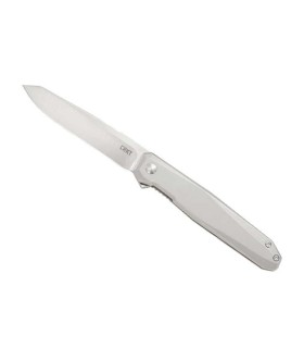 crkt k230xxp.cr couteau lame 8,5 cm acier d2 satiné manche 11 cm gris