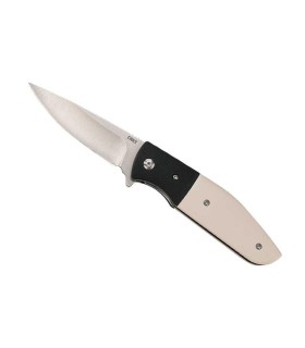 crkt 2867.cr couteau lame 8 cm acier 8Cr13MoV manche 10,5 cm noir