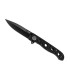 crkt 1603db.cr couteau lame 10,5 cm acier d2 manche 12 cm noir
