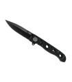crkt 1603db.cr couteau lame 10,5 cm acier d2 manche 12 cm noir