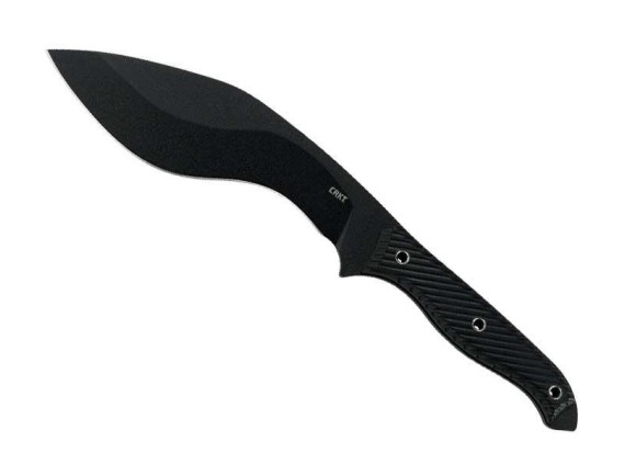 crkt 2710.cr kukri lame 19,5 cm acier carbone sk-5 manche 19,5 cm noir