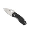 spyderco c148pbk couteau lame 7,5 cm acier 8Cr13MoV manche 9 cm noir