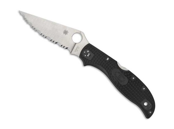 spyderco c258sbk couteau lame 11 cm acier vg-10 manche 12,5 cm noir