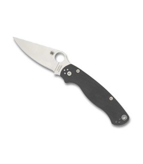 spyderco c81gpdgy2 couteau lame 10 cm acier Micro-Melt® manche 12 cm gris