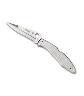 spyderco c07ps couteau lame 11,5 cm vg-10 manche 13,5 cm gris
