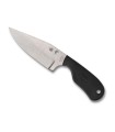 spyderco fb48pbk couteau lame 7 cm  acier LC200N manche 7 cm noir