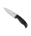 spyderco fb31pbk2 poignard lame 10 cm vg-10 manche 10 cm noir