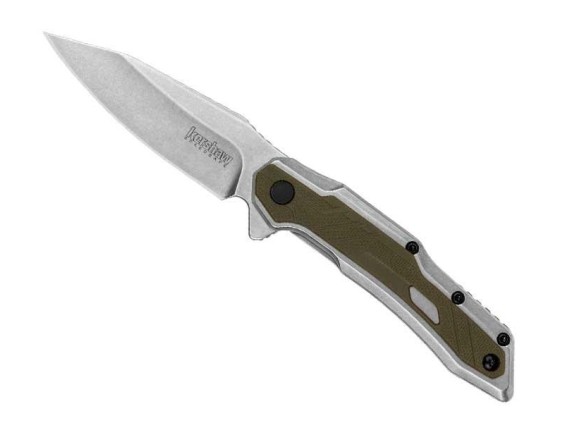 kershaw ks.1369 couteau lame 10 cm acier 8Cr13MoV manche 10 cm vert