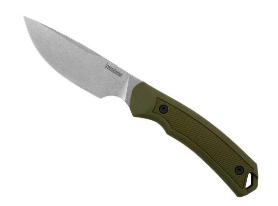 kershaw ks.1883 poignard lame 10 cm acier d3 manche 10 cm vert olive