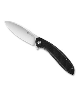 sencut s210031 couteau lame 10 cm acier 9Cr18MoV manche 11,5 cm noir