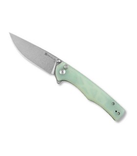 sencut s210121 couteau lame 10 cm acier d2 manche 11,5 cm naturel