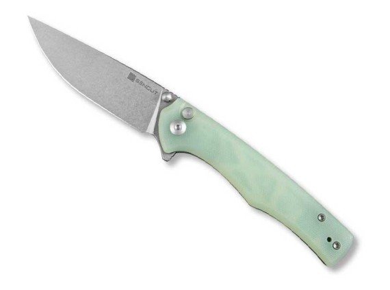 sencut s210121 couteau lame 10 cm acier d2 manche 11,5 cm naturel