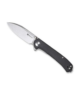 sencut sa03b couteau lame 8 cm acier 9Cr18MoV manche 10 cm noir