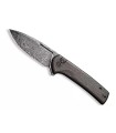 civivi c21006ds1 couteau lame 10,5 cm acier damas industriel  inox manche 12 cm vert/noir