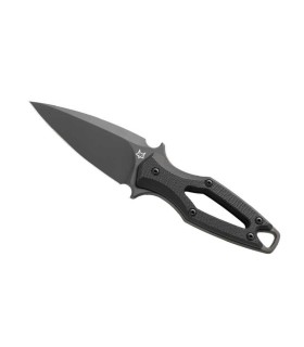 fox production fx.553b dague lame 6 cm acier elmax manche 6 cm noir
