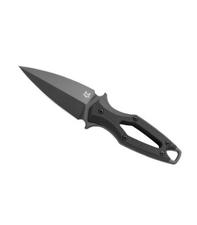 fox production fx.554b dague lame 6 cm acier elmax manche 6 cm noir