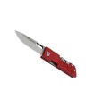 maserin 214.r couteau lame 7 cm acier 440c manche 8,5 cm rouge