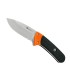 maserin 975.g10na poignard lame 8,5 cm  manche 8,5 cm noir/orange