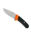 maserin 975.g10na poignard lame 8,5 cm  manche 8,5 cm noir/orange