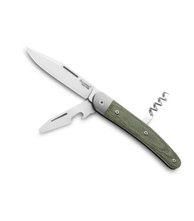 lionsteel jk3.cvg couteau lame 8 cm  manche 10 cm vert