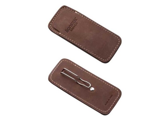 lionsteel 900fdv3.br Etuis lame  cm cuir manche 12 cm marron foncé