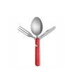 mercury my.992.3r camping  aluminium anodisé manche 9 cm rouge