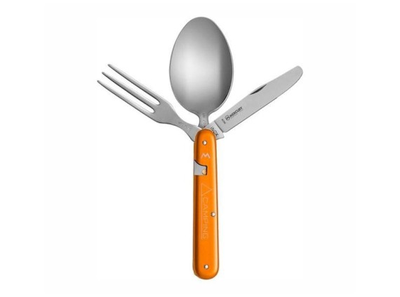 mercury my.992.3o camping  aluminium anodisé manche 10 cm orange