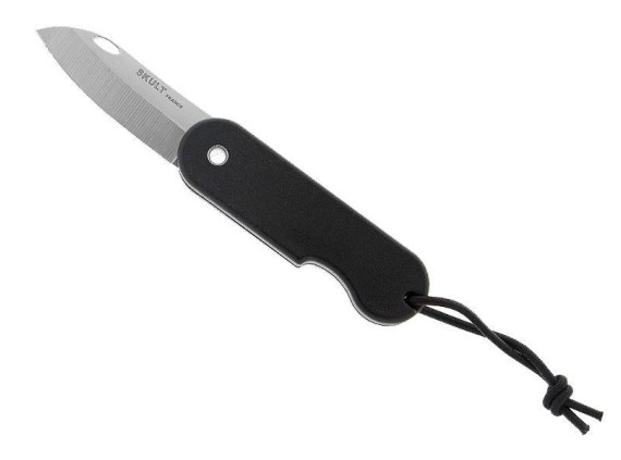 skult sk.n couteau lame 8 cm acier inox x46cr13 manche 10 cm noir