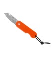 skult sk.ot couteau lame 8 cm acier inox x46cr13 manche 10 cm orange