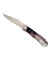 douris chastel dc1712cb couteau lame 8 cm acier 12c27 manche 10 cm noir
