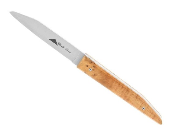 charles canon chc.g couteau lame 10,5 cm acier 12c27 manche 12 cm genévrier