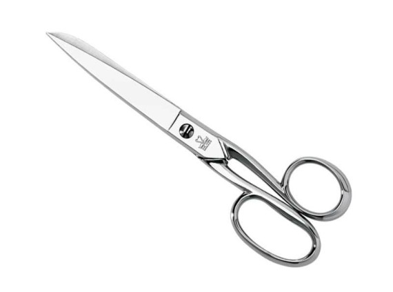 maserin 2c.117.7 ciseaux nickelés manche 18 cm gris