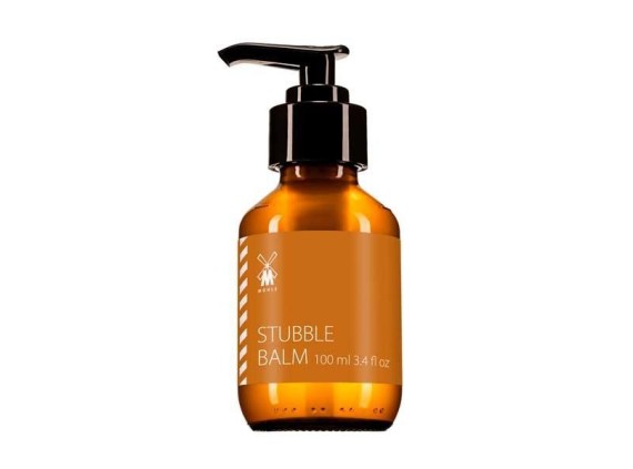Mühle bpsb Baume à barbe MUHLE, végan, parfum bergamote/cèdre. Flacon poussoir en verre de 100 ml.