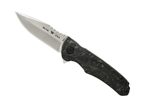 buck 7841.cfs2 couteau lame 8,5 cm acier manche 11 cm Marbrée