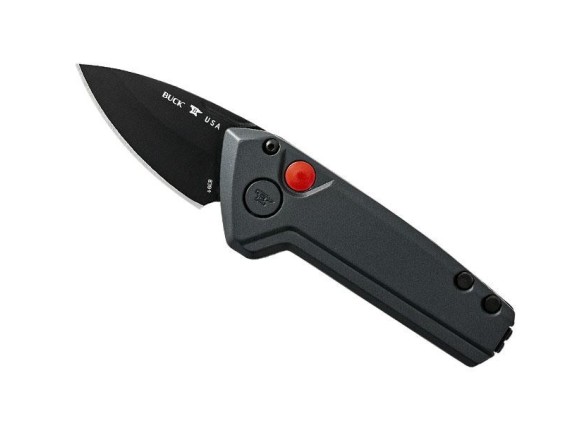 buck 7839.gys1 couteau lame 7 cm acier manche 9,5 cm gris foncé