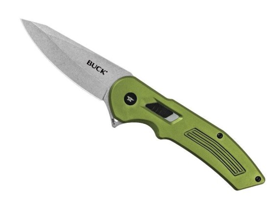 buck 7262.ods couteau lame 11,5 cm acier manche 13 cm vert