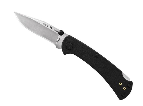 buck 7112.bks3 couteau lame 8,5 cm acier manche 11 cm noir