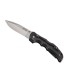 herbertz he.53012 couteau lame 10 cm acier 440 sablé manche 11,5 cm noir