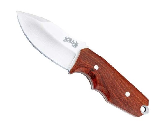 herbertz he.53029 poignard lame 7 cm acier 440 satiné  manche 7 cm rouge