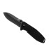 crkt 2495k.cr couteau lame 8 cm acier d2 satiné manche 10,5 cm noir