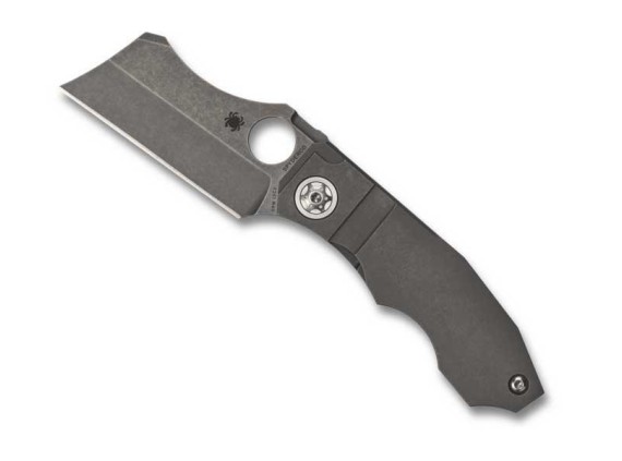 spyderco c260tip couteau lame 8 cm acier CPM-20CV manche 10 cm gris foncé