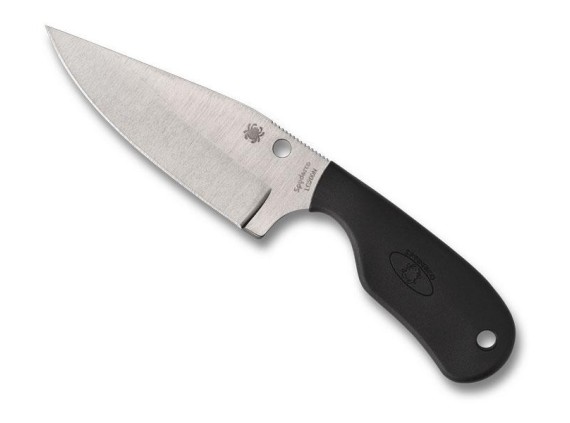 spyderco fb48pbk couteau lame 7 cm  acier LC200N manche 7 cm noir