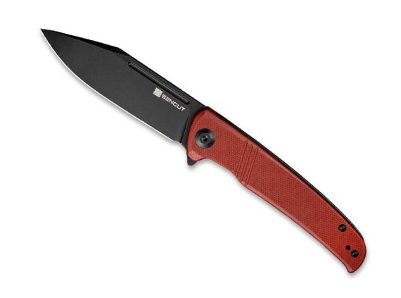 sencut sa12c couteau lame 8,5 cm acier d2 manche 11 cm rouge