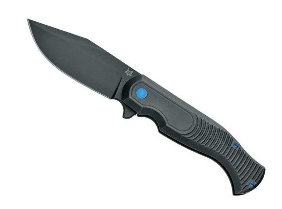 fox production fx.524ti couteau lame 11,5 cm acier cpm-s90v manche 13 cm noir