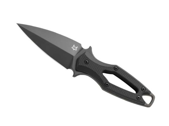 fox production fx.554b dague lame 6 cm acier elmax manche 6 cm noir