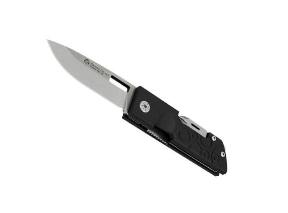 maserin 214.n couteau lame 7 cm acier 440c manche 8,5 cm noir