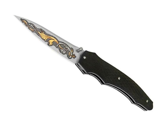 maserin 398.kt couteau lame 10,5 cm acier n690co manche 12 cm ébène