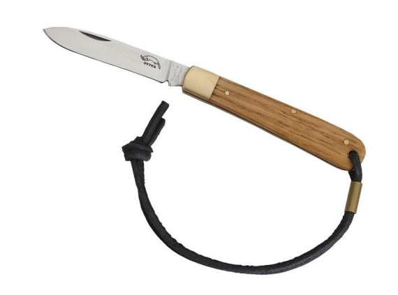 otter 161.rms couteau lame 8,2 cm acier inox 1,4034 manche 10,5 cm chêne