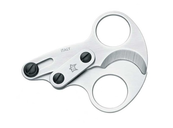 maserin 746 Coupe -cigare acier satiné 420 manche 8,2 cm blanc